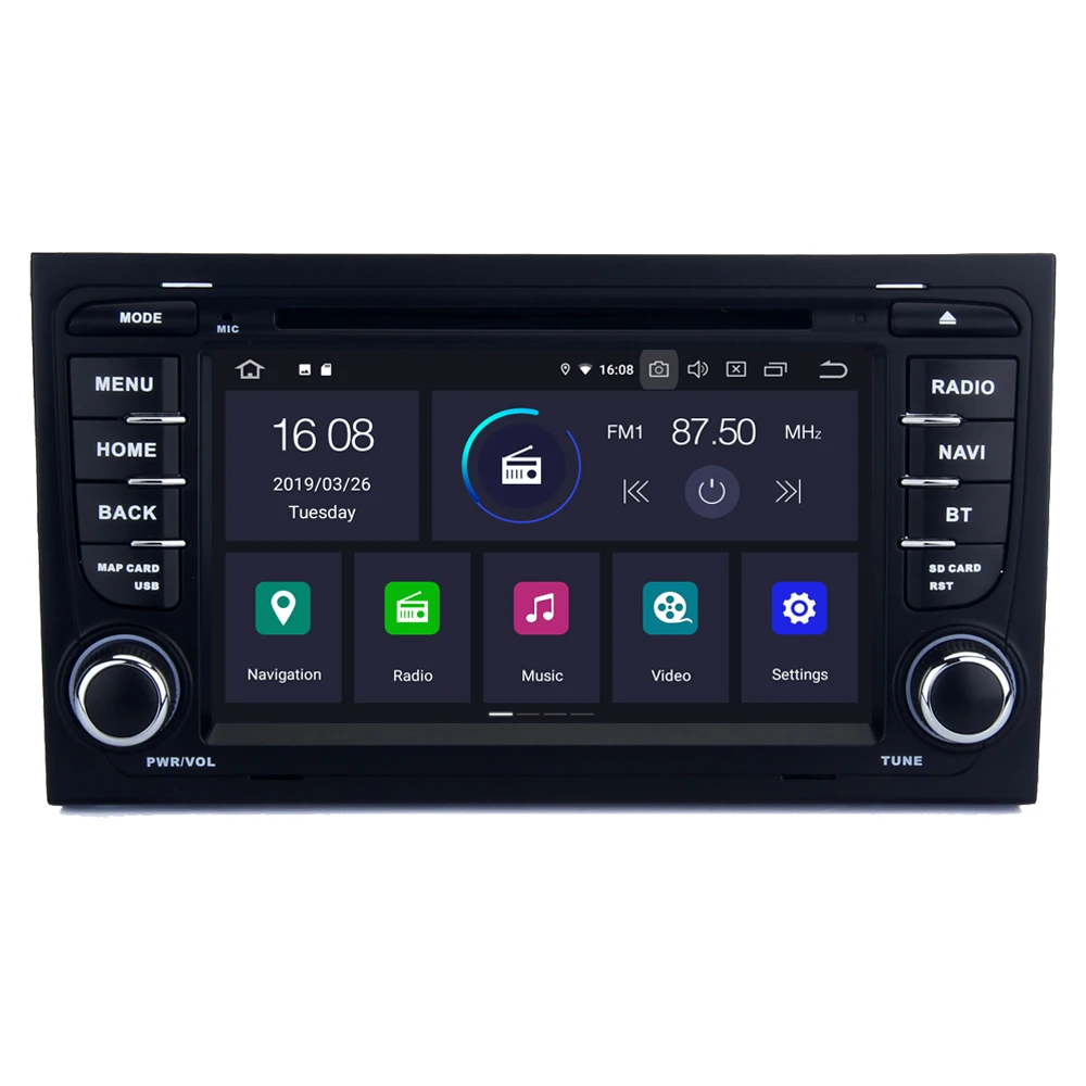 RoverOne для Audi A4 S4 RS4 8E 8F B6 B9 B7 Android 9 0 Авторадио автомобильный мультимедийный плеер