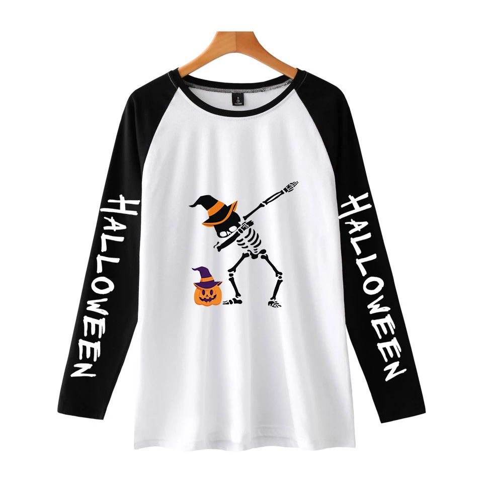 T Shirt Men O Neck  Mens splice T Shirt Summer Cool  HALLOWEENR Ghost Skull Tee Male Slim Casual Boys Tee Shirt Homme harajuku