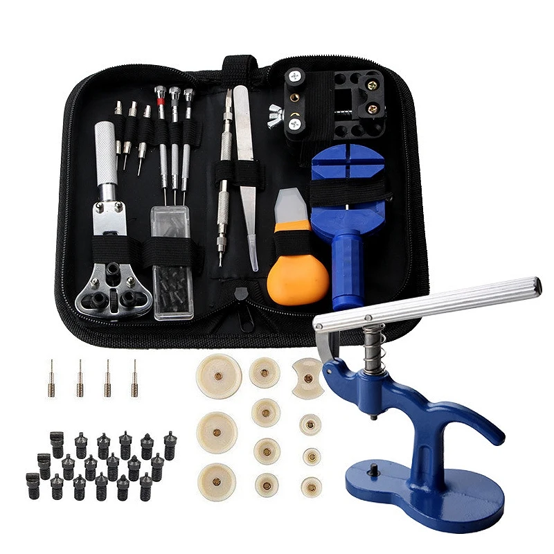 Professional Watch Repair Tool Kit Watch Tools Including Watch Press Spring Bars Battery Replacement