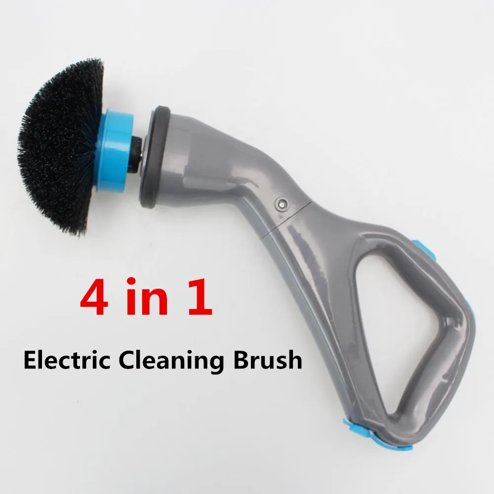 Preise 4 stücke Cordless Hurrikan Muscle Wäscher Elektrische Reinigung Pinsel mit Pinsel Köpfe Bad Oberfläche Badewanne Dusche Fliesen Pinsel
