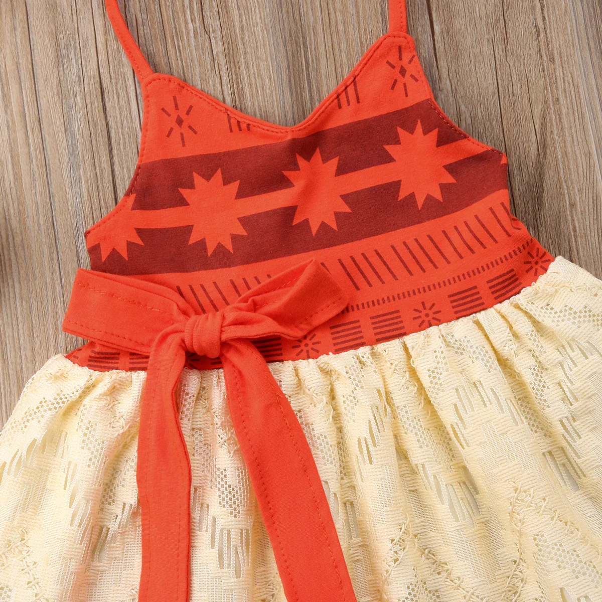 Princess Newborn Toddler Kids Baby Girl Moana Dress Summer Sleeveless Backless Strap Tutu Bow Beach Dress Sundress Baby Clothing girls dress princess costume