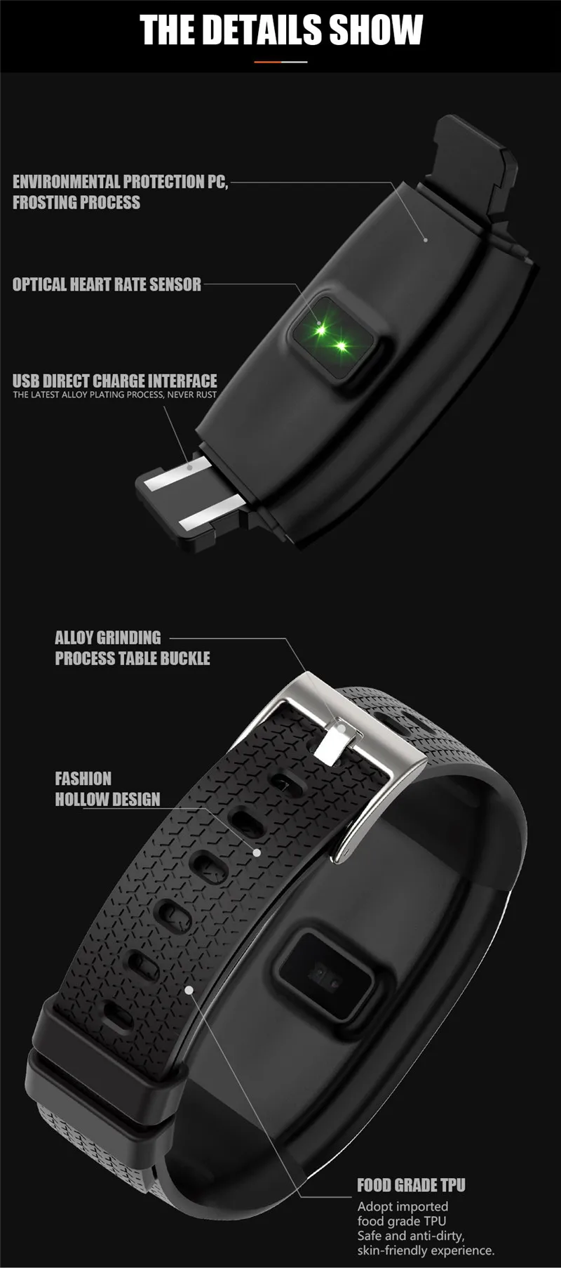 S2 Смарт-часы, браслет Bluetooth 4,0 светодиодный экран, измеритель артериального давления, пульсометр, модный ремешок, умные часы для женщин и мужчин