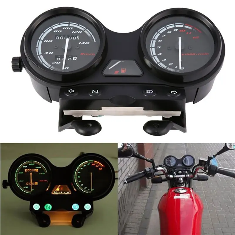 DC12V серебряные аксессуары Speedo метр Тахометр универсальная бытовая техника Speedo метр Тахометр полный прочный