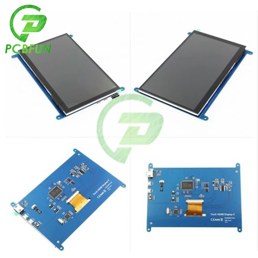 7 inch LCD for HDMI Raspberry Pi 3 Generation Pi3 Ultra-clear 1024x600 Display Module Arduino | Электронные компоненты и