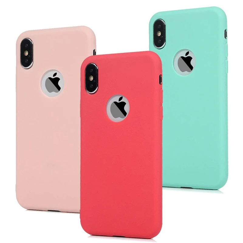 Candy Pudding Cover Case For iPhone 12 Pro Max 12 mini 6 7 8 X Xr Xs 11 Pro Max Soft Silicone Flexible Gel Phone Protector case case iphone 13 mini