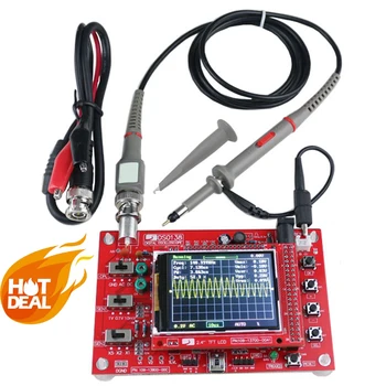 

NEW2.4 Inch Digital Oscilloscope 1Msps Kit Parts Making Electronic Diagnostic Tool Learning Kit Dso138 + P6040 for Oscilloscope