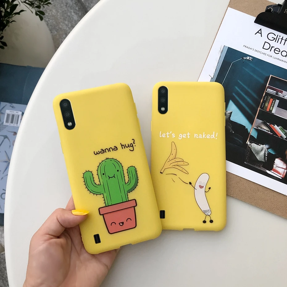 Чехол для Samsung Galaxy A01 мягкий силиконовый чехол накладка из ТПУ с рисунком конфет