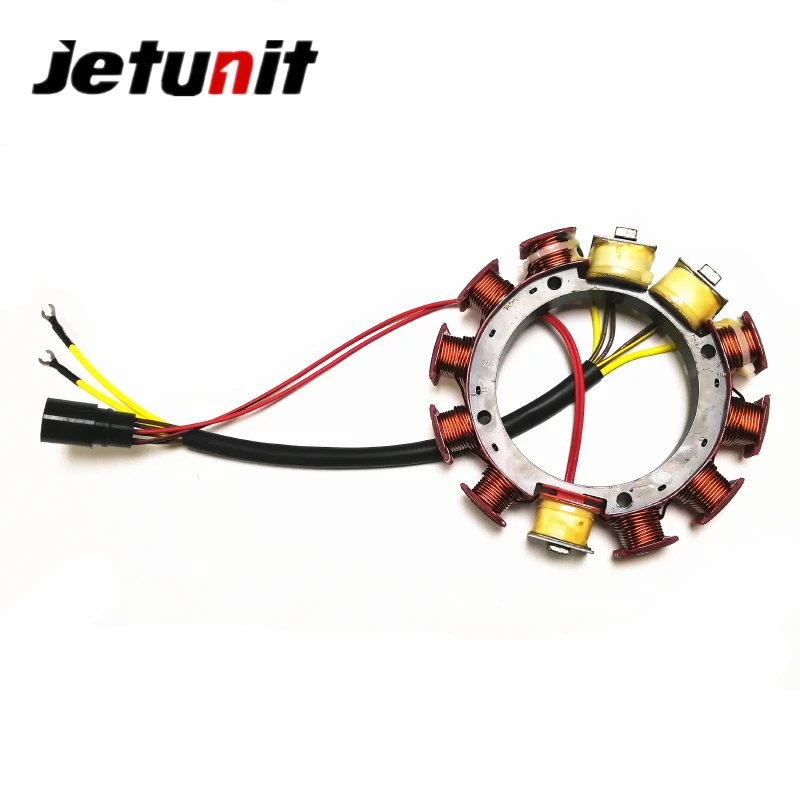 JETUNIT подвесной Запчасти узел статора генератор Магнето 35Amp 6Cyl для Johnson Evinrude 150-175HP 173-4292 584292 583710 763764