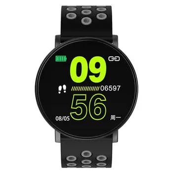 

W8S Smart Bracelet Full Touch Round Screen Waterproof Remote Camera Music Alarm Message Push Bracelet