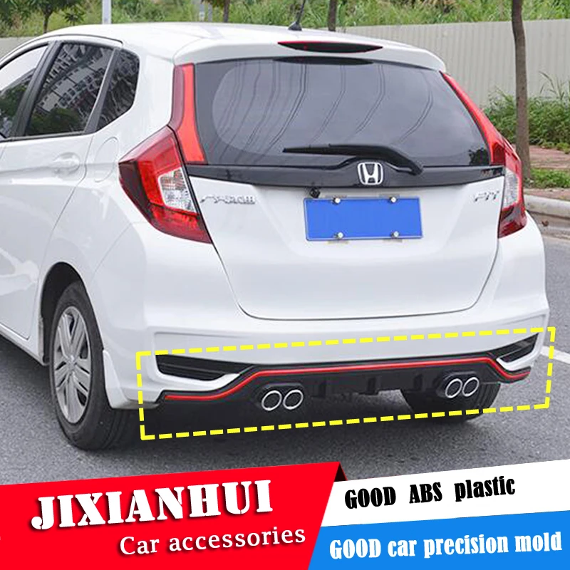 ホンダフィットジャズ用フロントバンパー リアスポイラーキット リアバンパープロテクター ジャズ4ck Abs 18 19 Aliexpress 自動車 バイク