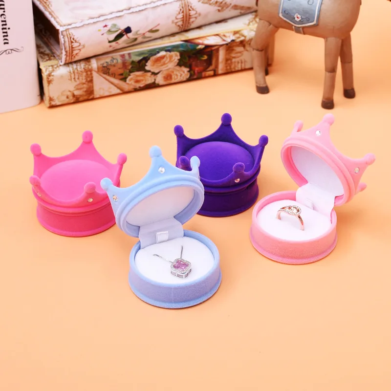 

Jewlery Box Jewelry Packaging Ear Stud Necklace Ring Bracelets Jewelry Box Velvet Crown Jewellery Box