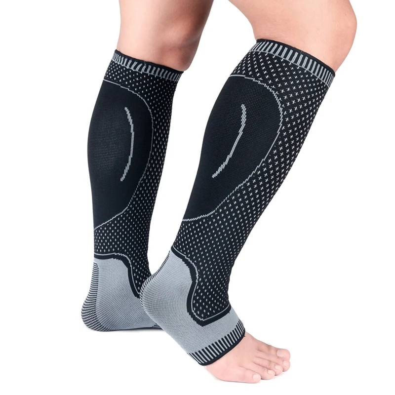 1 шт., спортивный защитный чехол для ног, для бега, велоспорта, компрессионные голени для голени, дышащие спортивные защитные аксессуары