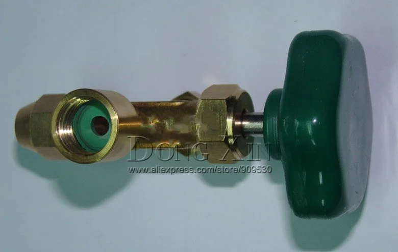 Free shipping Genuine Metric three-way valve refrigerant tables valve