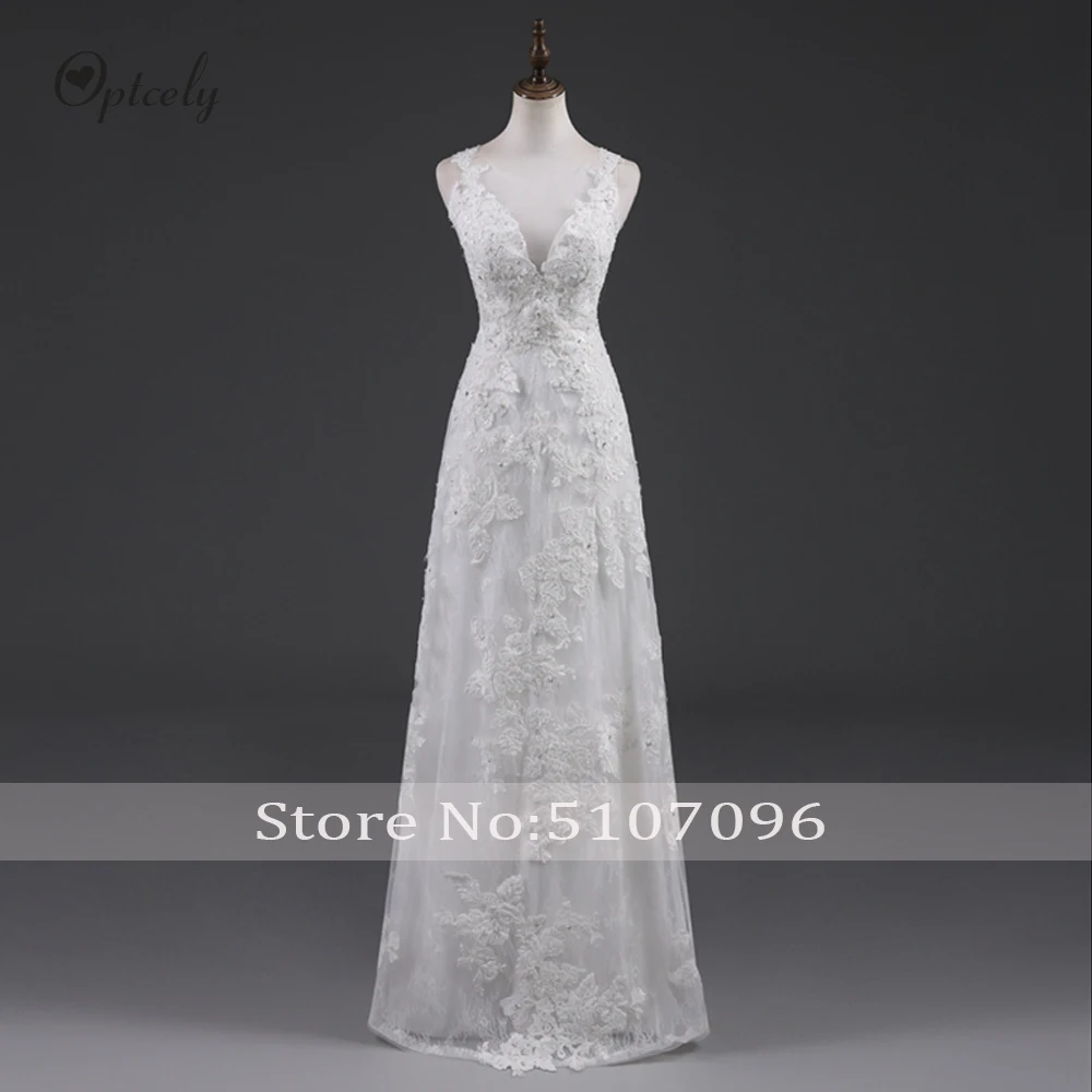 Optcely Новое поступление сексуальное платье русалки без рукавов robe De Mariee настоящая фотография Кнопка цвета слоновой кости свадебное платье аппликации бисером развертки поезд