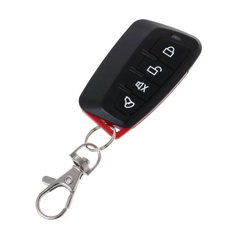 

Remote Control 4 Channel Key Fob Distance Learning Code Electric Garage Door Controller with Keychain 315MHz/433 MHz