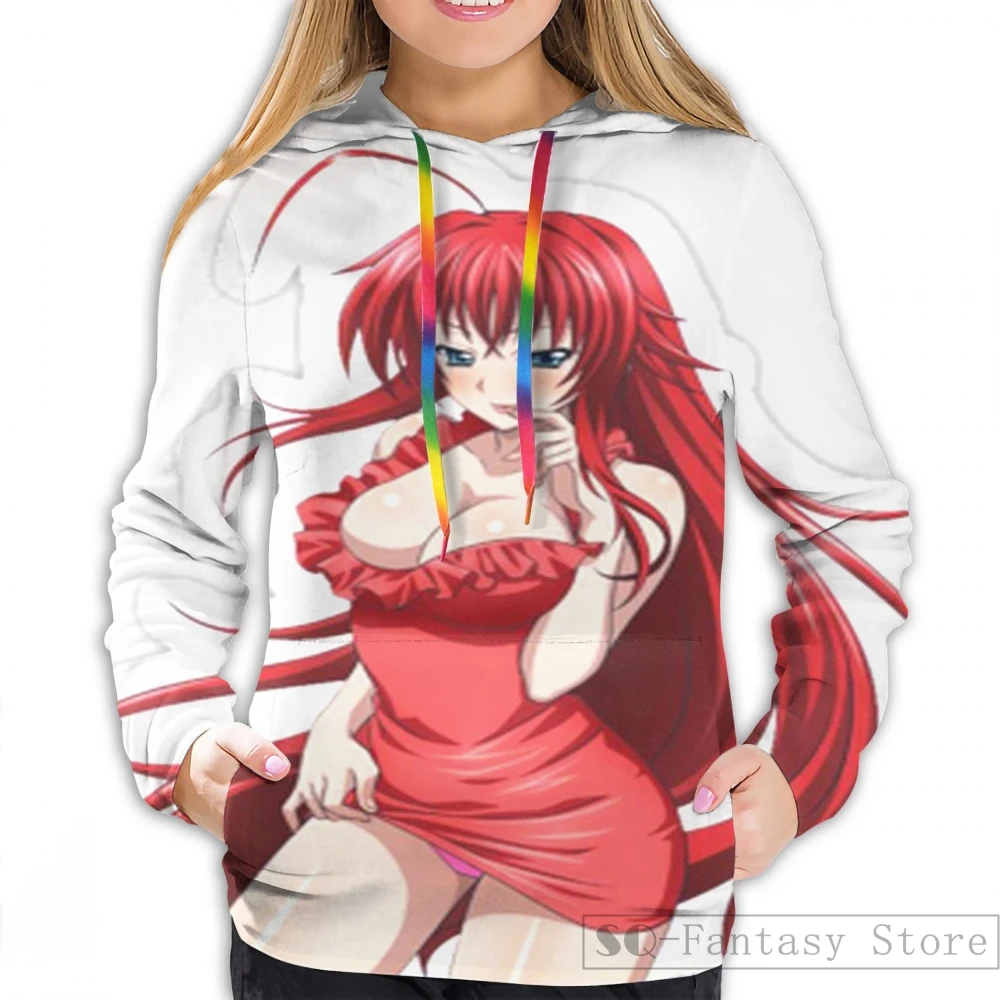 Мужские толстовки, свитшоты для женщин funny Rias Gremory High school dxd print casual hoodie Streatwear