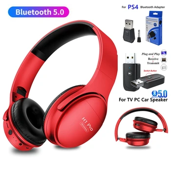 

Foldable TV Bluetooth Wireless Headphone With Microphone Stereo Gaming Headset Gamer Girls Music Helmets For PC Tablet Phone PS4