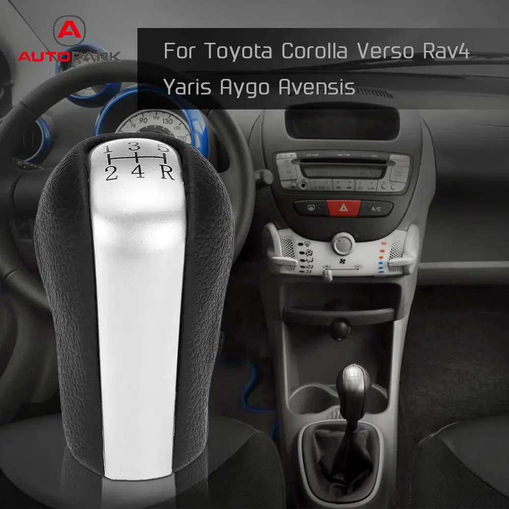 5 скоростей ручка переключения передач Сменная вставка для Toyota Corolla 1992-2009 Verso Rav4