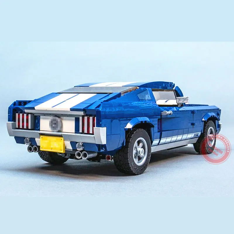 Новый мускул серии автомобилей MOC Fit Technic Mustang модель строительные блоки кирпичи