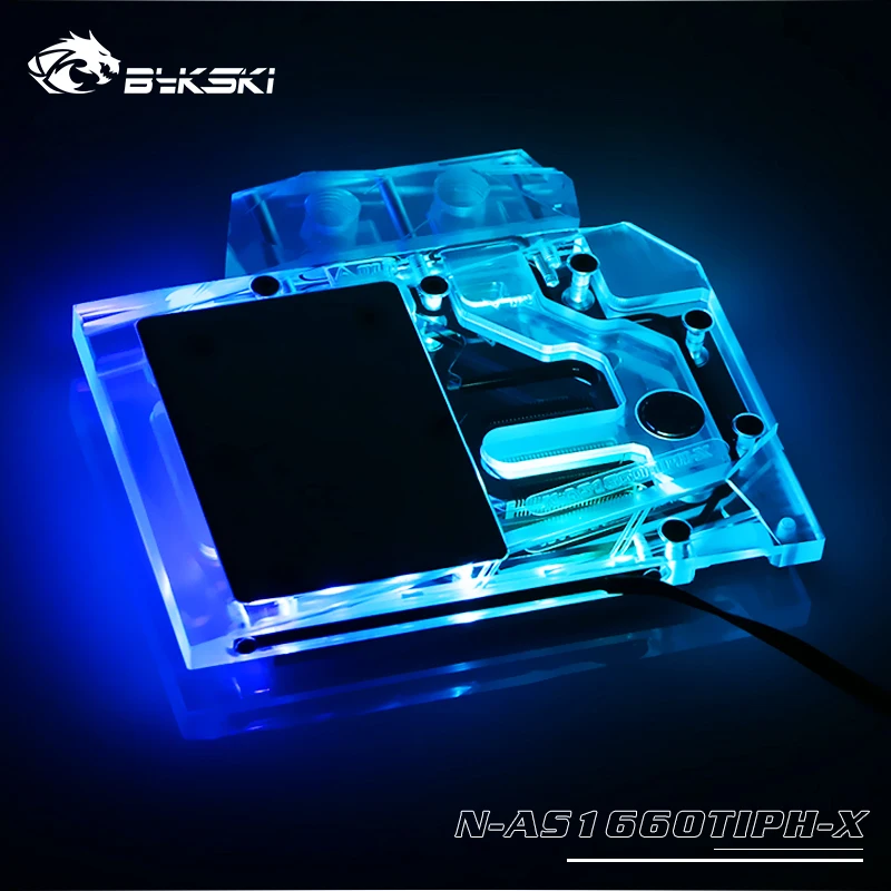 Bykski GPU водный блок для ASUS TUF PH DUAL GTX 1660Ti O6G Phonix TUF RTX 2060 O6G игровой охладитель GPU N-AS1660TIPH-X