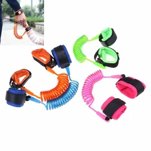 1,5 м, 2 м, 2,5 м, Регулируемый Детский безопасный наручный поводок, защищающий от потери, детский ремень для прогулок, помощник для детей, ходунки, браслет