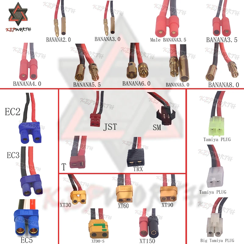 Провод с силикатной гелевой Батарея 2S 3S 4S 7 4 V 11 1 14 8 25/40/60C 1800 2600 3000 4500 5000 6000 мАч для