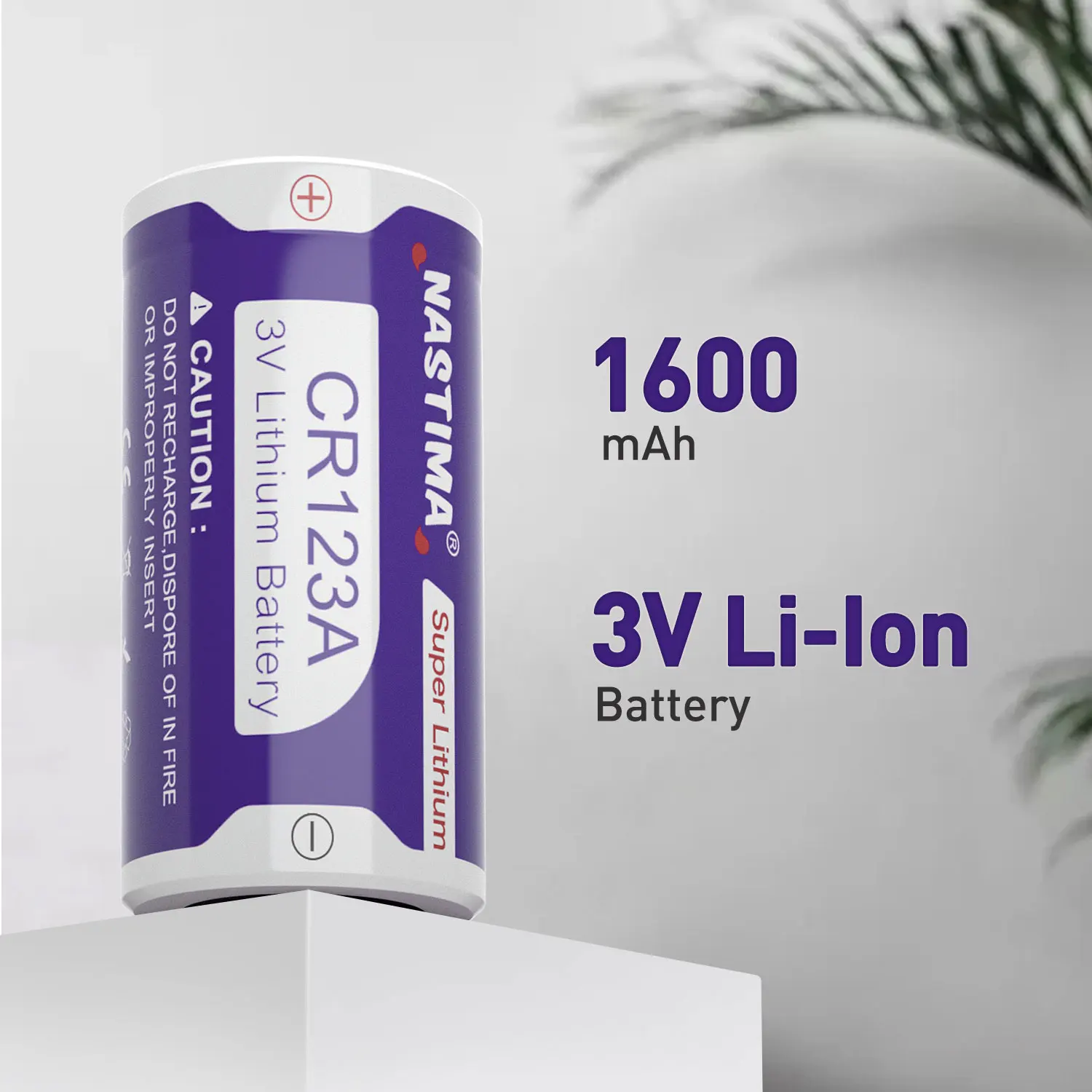 12Pack/Box CR123A 3V Lithium Batteries 1600mAh High Power for Flashlight Camera Toys