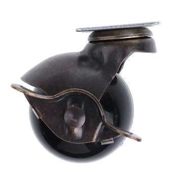 

1.5 inch Swivel Plate Ball Caster Wheels 360 Degree Universal for Rolling Suitcase