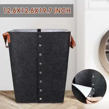 

M/L Laundry Hamper Dirty Cloth Basket Waterproof Washing Bag Foldable Storage Organizer Save Space Bathroom Home