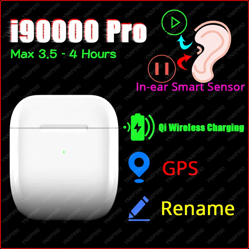 

New Original i90000 Pro TWS 1:1 Bluetooth Headphones Wireless Earphones Sport Earbuds Headsets 1536u Aire 2 3 PK i12 i9000 elari