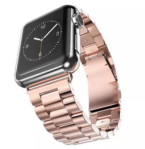 Для apple Watch 1.2.3 ремешок для iwatch серии 1.2.3 ремешок из нержавеющей стали для мужчин и женщин 38 мм 42 мм