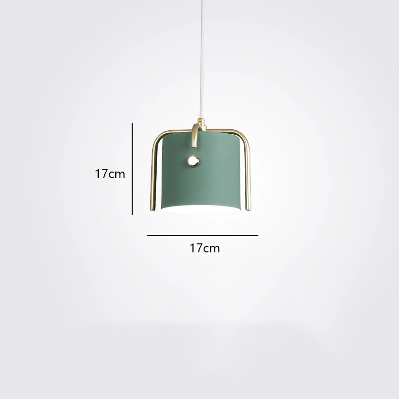 17cmx17cm Green Современный Железный художественный подвесной светильник s лампа светодиодный светильник ing скандинавский Крытый Гостиная Ресторан Кухня Бар Лофт Декор Светильник - Цвет корпуса: 17cmx17cm Green
