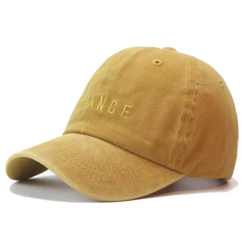Цвет: желтый Новинка хлопковая бейсбольная кепка хип-хоп кепка Snapback Кепка для мужчин женщин папа шляпа Вышивка Повседневная Кепка Casquette - Цвет: Цвет: желтый