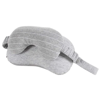 

Portable Multifunctional Neck Pillow with Eye Mask Cushion Travel Sleeping Eyepatch for Office Travel Car Airplane