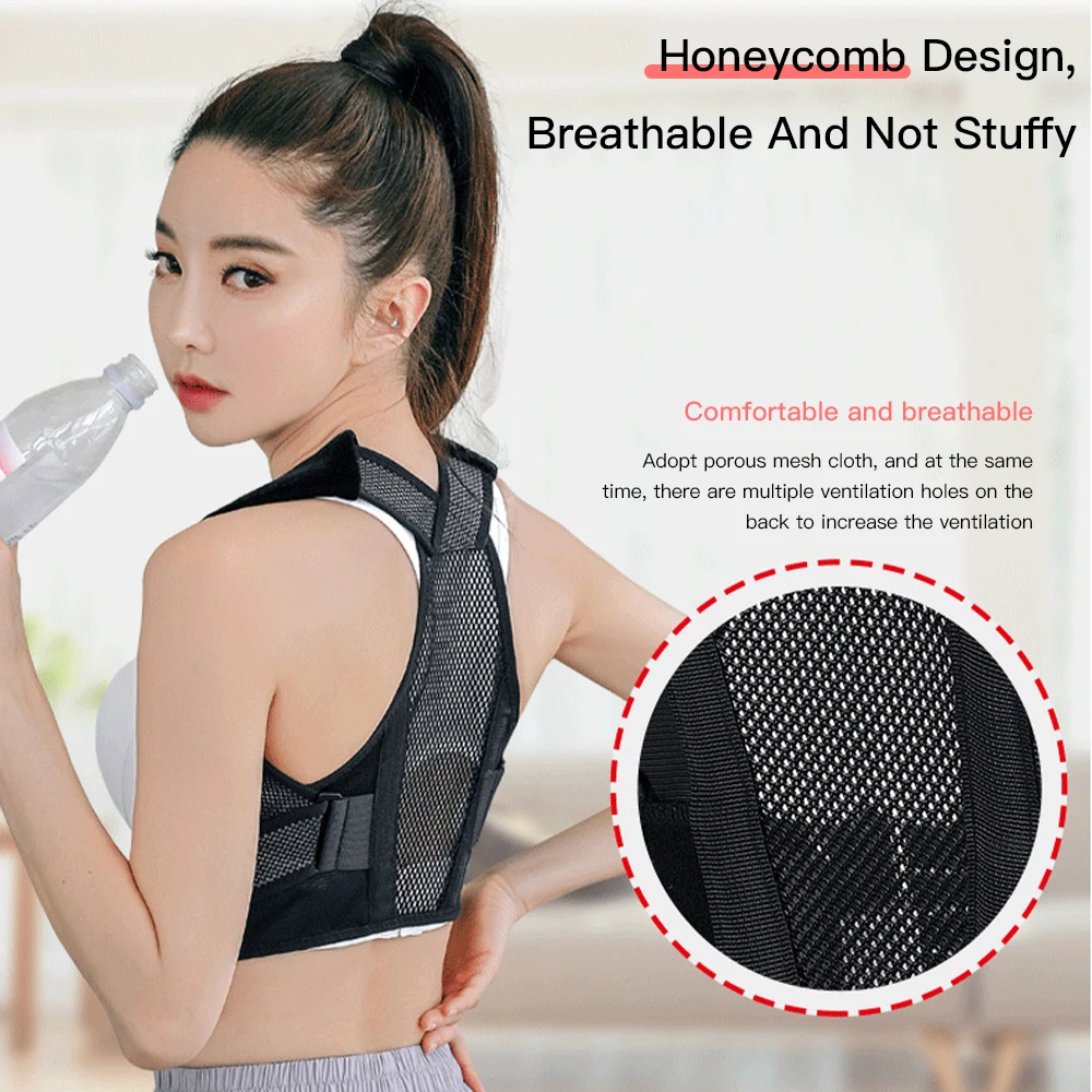 New Medical Relieve Pain Back Posture Correction Belt Lumbar Braces Ultra-Light Ultra-Breathable Men Women Back Support Bandage
