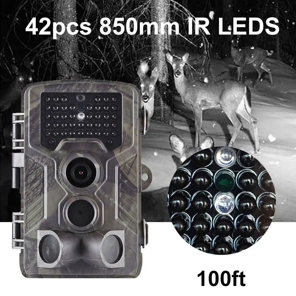 Câmera à Prova Água ao ar 20mp ao ar Caça Câmera Livre Selvagem Trail Scouting Visão Noturna Dwaterproof Vida Ferramenta Hc800a 3 selvagem caça trail scouting visão noturna câmera