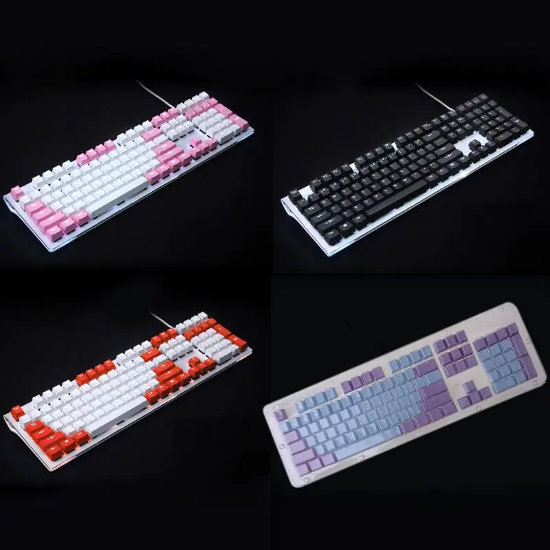 

Translucent Double Shot PBT 104 KeyCaps Backlit for cherry MX Keyboard Switch