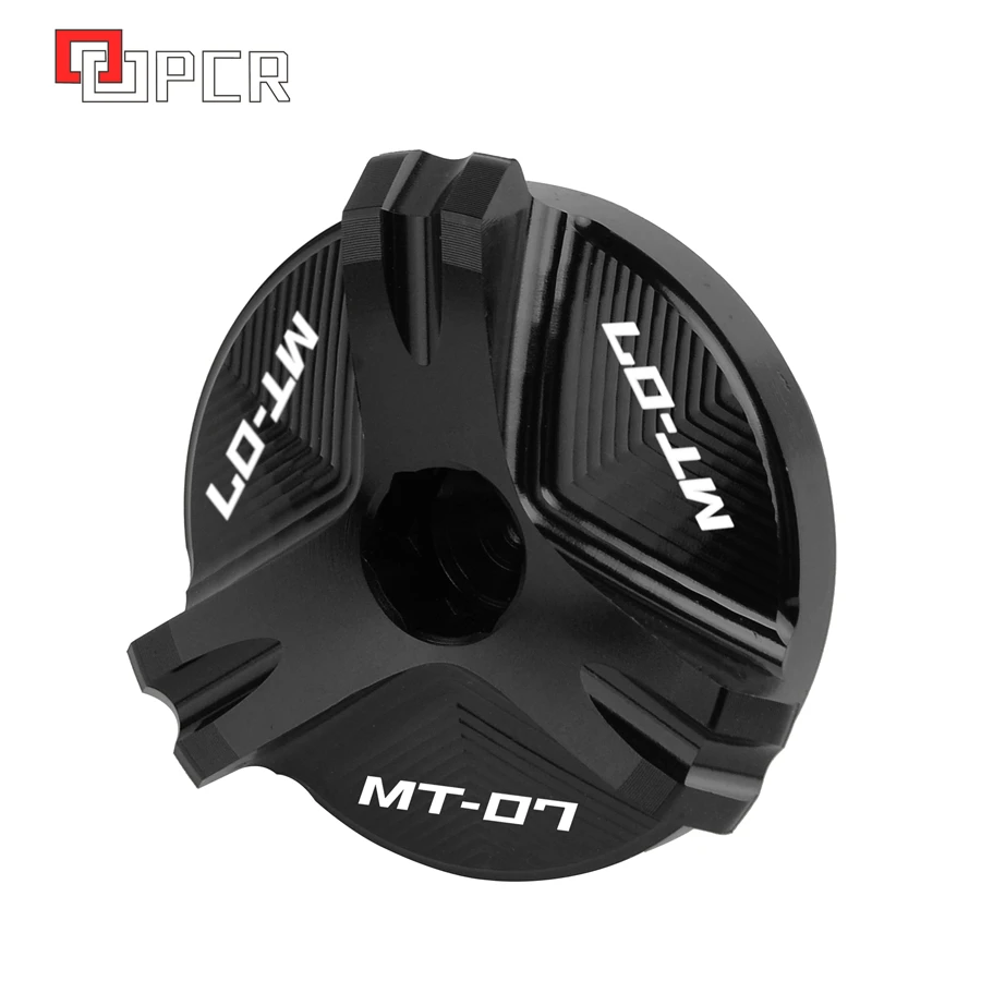 Масляный наполнитель для мотоцикла CNC заглушка Yamaha Φ MT07 Tracer FZ07 2014 2017 2018|Накладки и