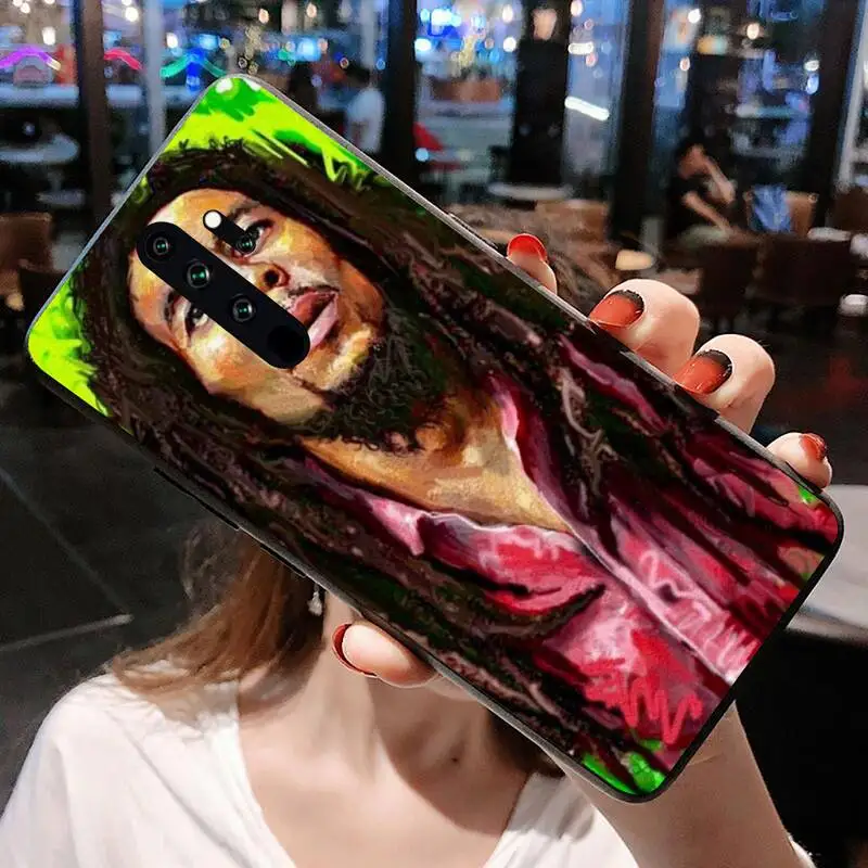 Lion Reggae Bob Marley Phone Case for Redmi 9A 8A 7 6 6A Note 9 8 8T Pro Max Redmi 9 K20 K30 Pro xiaomi leather case cover Cases For Xiaomi