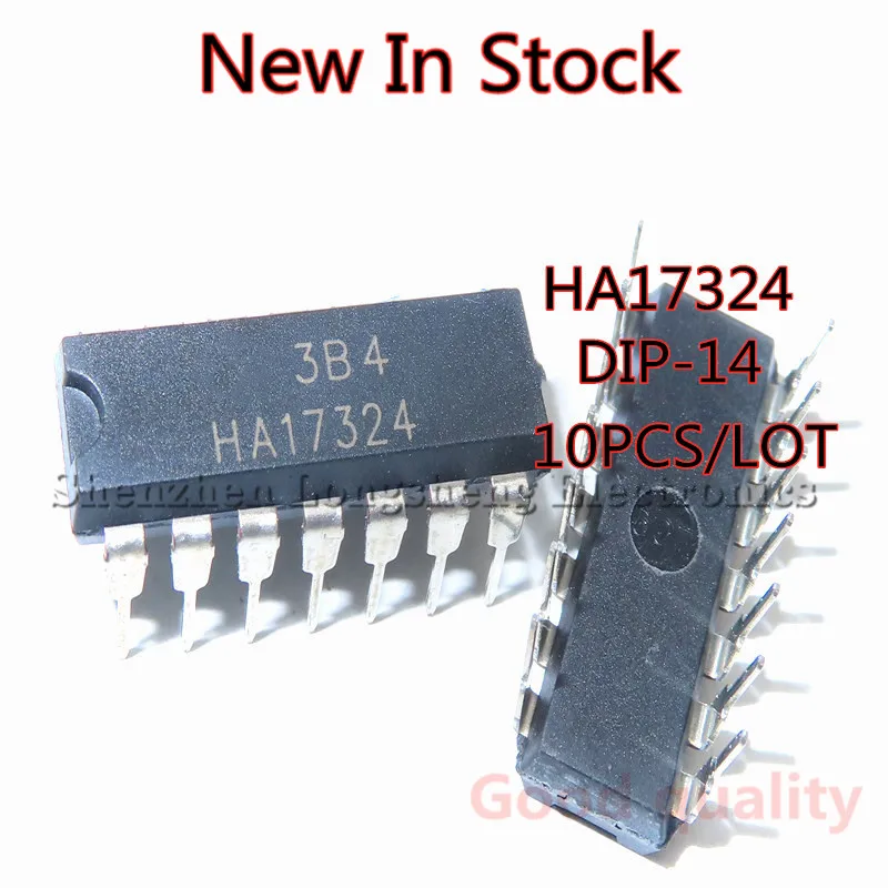 10 шт./лот HA17324A HA17324 DIP-14 рабочий усилитель | Электронные компоненты и