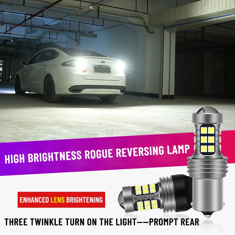 

Car LED Auto Lamp Reverse Lights Car DRL Turn Signals 1156 P21W BA15S 7506 R10W T15 921 W16W T20 7440 W21W WY21W 27SMD 3030LED