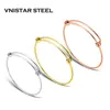 20pcs/lot DIY Charm Bangle Wholesale Genuine Stainless Steel Adjustable Wirl Bangles 4 Colors 50-65mm For Jewelry Making ► Photo 3/6