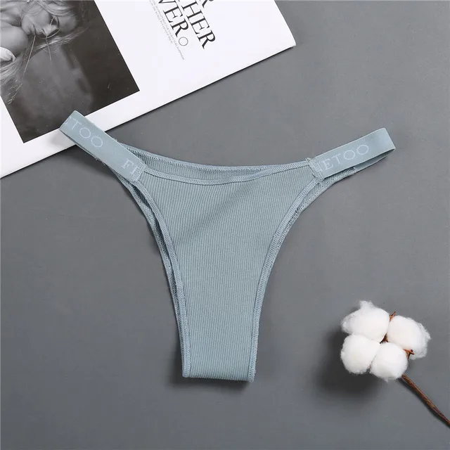 3PCS/Set G-string Panties Cotton Women's Underwear Sexy Panties Female  Underpants Thong Solid Color Pantys Lingerie M-XL Design - Price history &  Review, AliExpress Seller - finetoo unite Store