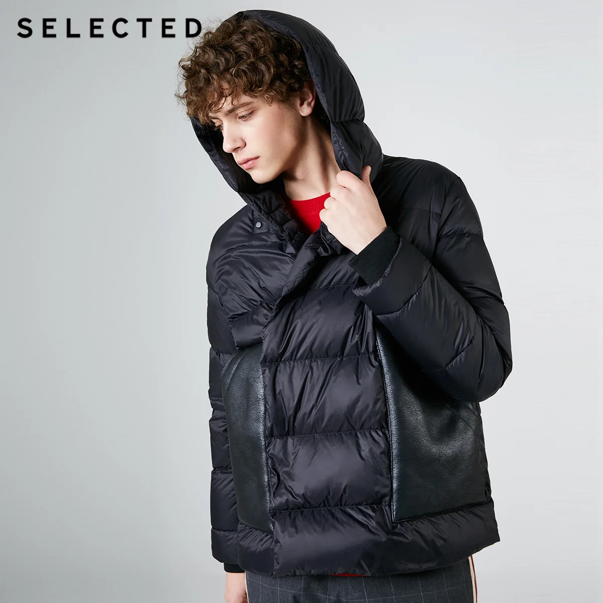 Najtaniej Wybrane zimowe ocieplane kurtki nowych mężczyzna płaszcz z kapturem kaczki dół ciepłe z kapturem krótki odzież S | 419112514