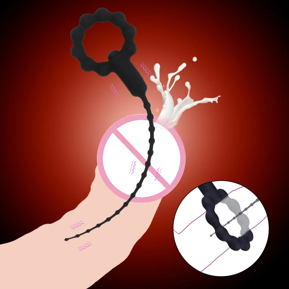 Urethral Sounding Vibrator Penis Plug For Men Cock Ring Catheter Medical Exerciser Male Masturbator Erotic Product Sex Toys Shop