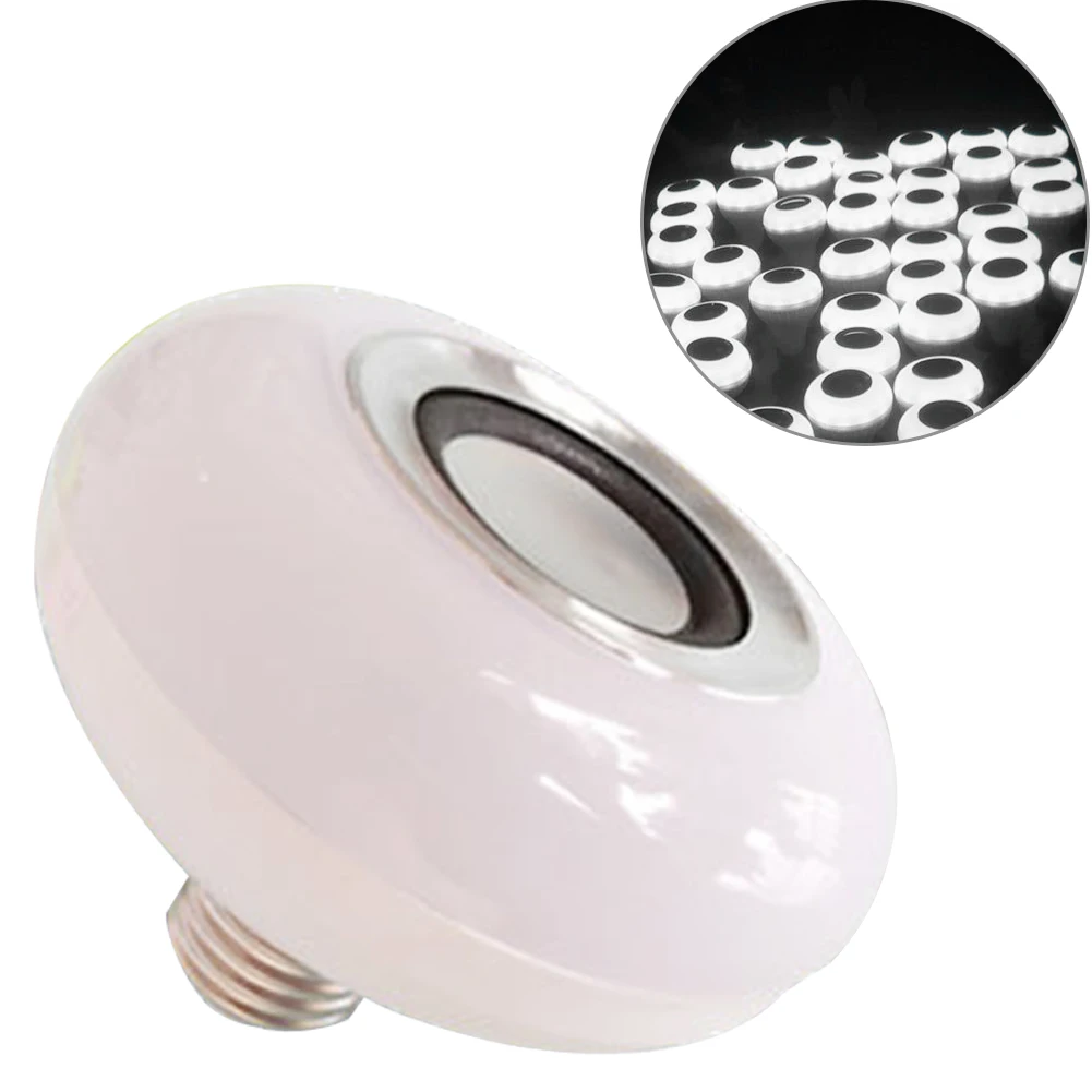 

Wireless RGB 6W E27 Light Bluetooth Speaker LED Bulb 13 Colors PC Smart With Remote Controller Lamp Music Play Durable