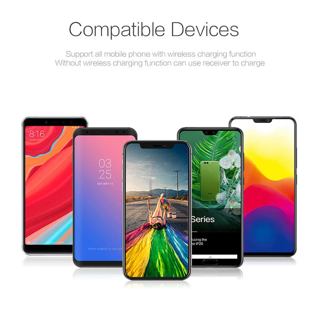 Регулируемая гравитационная Беспроводная зарядка 10 Вт для samsung Galaxy Note 10Plus для Iphone, USB зарядное устройство для телефона, быстрая зарядка для iPhone