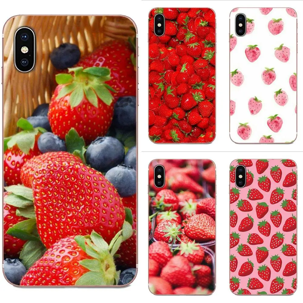 Для Galaxy Grand A3 A5 A7 A8 A9 A9S On5 On7 Plus Pro Star 2015 2016 2017 2018 красочный стиль клубника | Мобильные