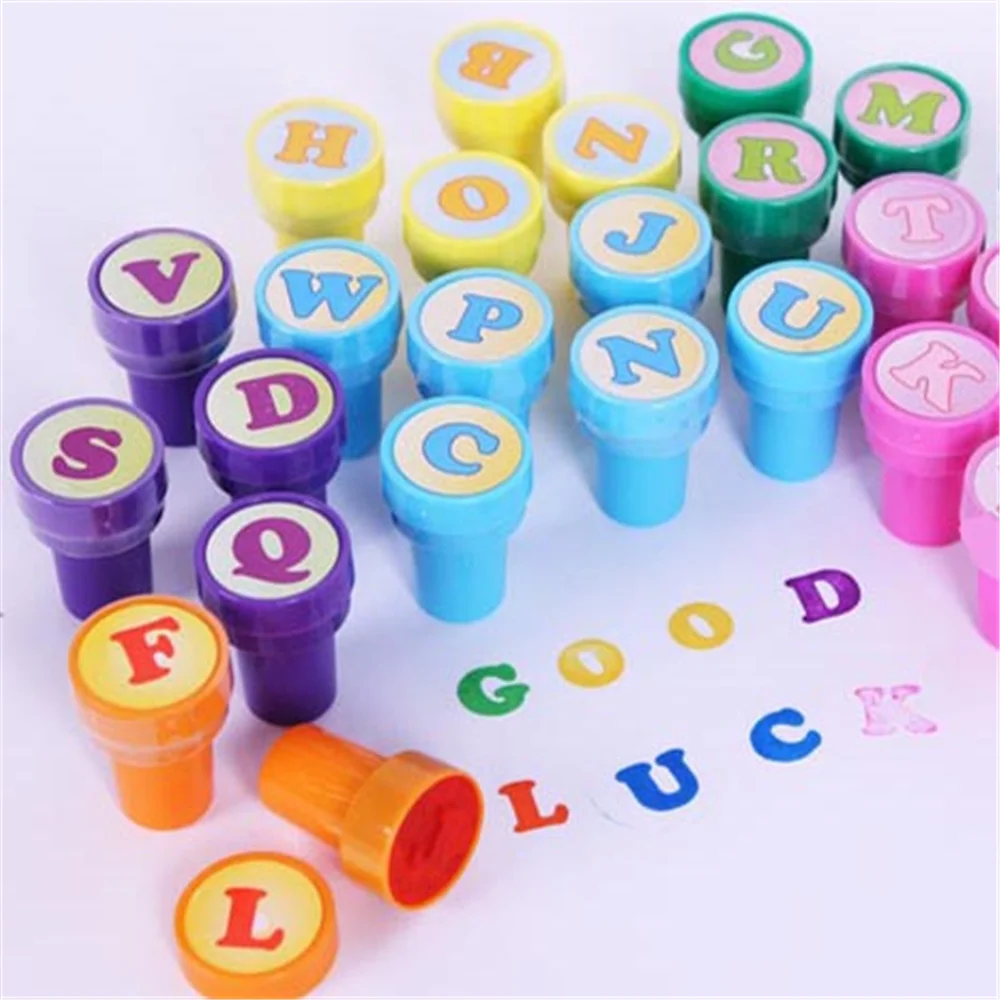 Learn the ABC Alphabet with color letters stamps for Toddlers - abc song 