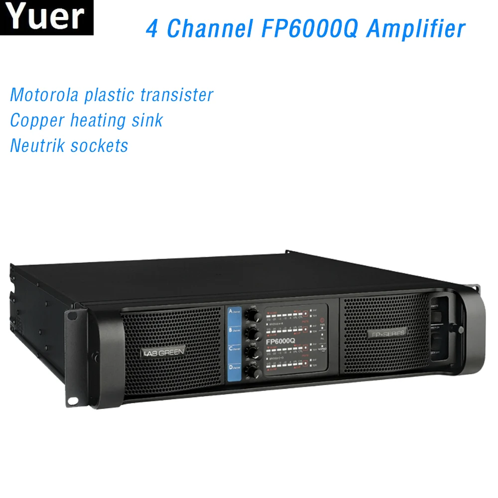 4 канальный линейный усилитель FP6000Q конденсатор WIMA профессиональный звука для